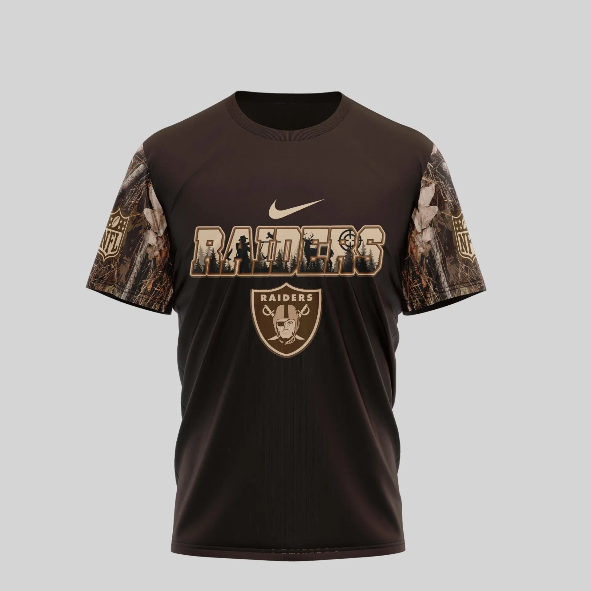 Las Vegas Raiders | Premium NFL Deer Hunting 3D Shirt TD – HuddleStyle.com - Image 3