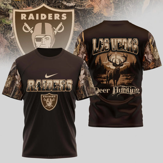 Las Vegas Raiders | Premium NFL Deer Hunting 3D Shirt TD – HuddleStyle.com - Main