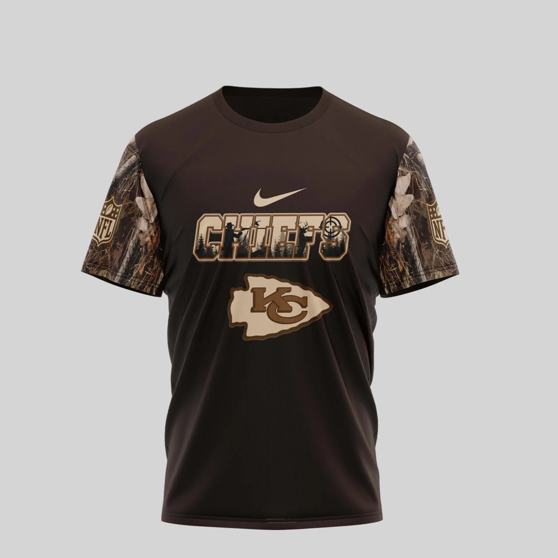 Kansas City Chiefs | Premium NFL Deer Hunting 3D Shirt TD – HuddleStyle.com - Image 2