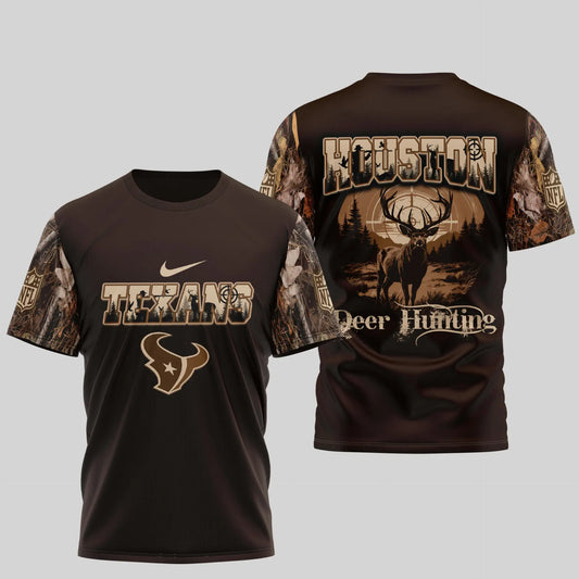Houston Texans | Premium NFL Deer Hunting 3D Shirt TD – HuddleStyle.com - Main
