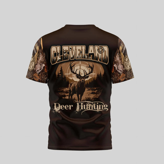 Cleveland Browns | Premium NFL Deer Hunting 3D Shirt TD – HuddleStyle.com - Main