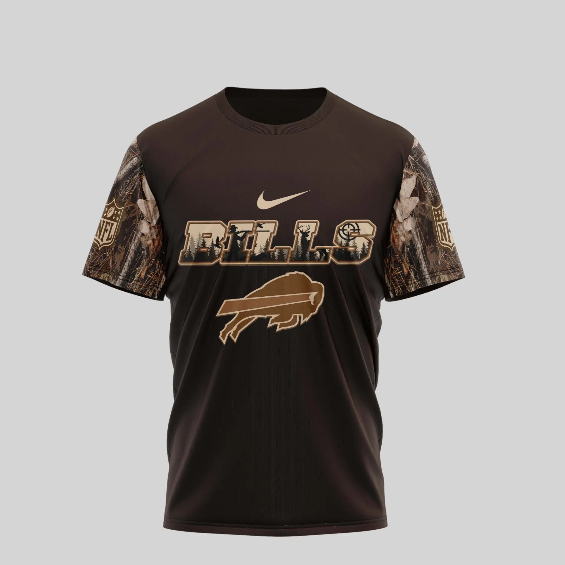 Buffalo Bills | Premium NFL Deer Hunting 3D Shirt TD – HuddleStyle.com - Image 2