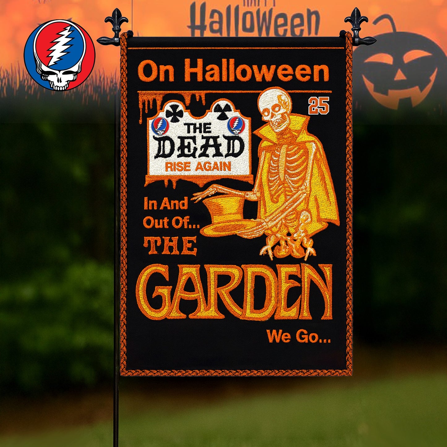 Grateful Dead Halloween Flag TD