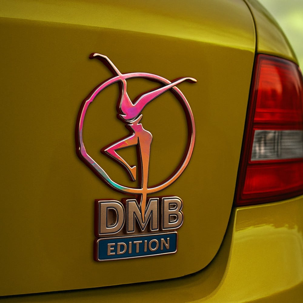Premium DMB 3D Car Name Badge HI