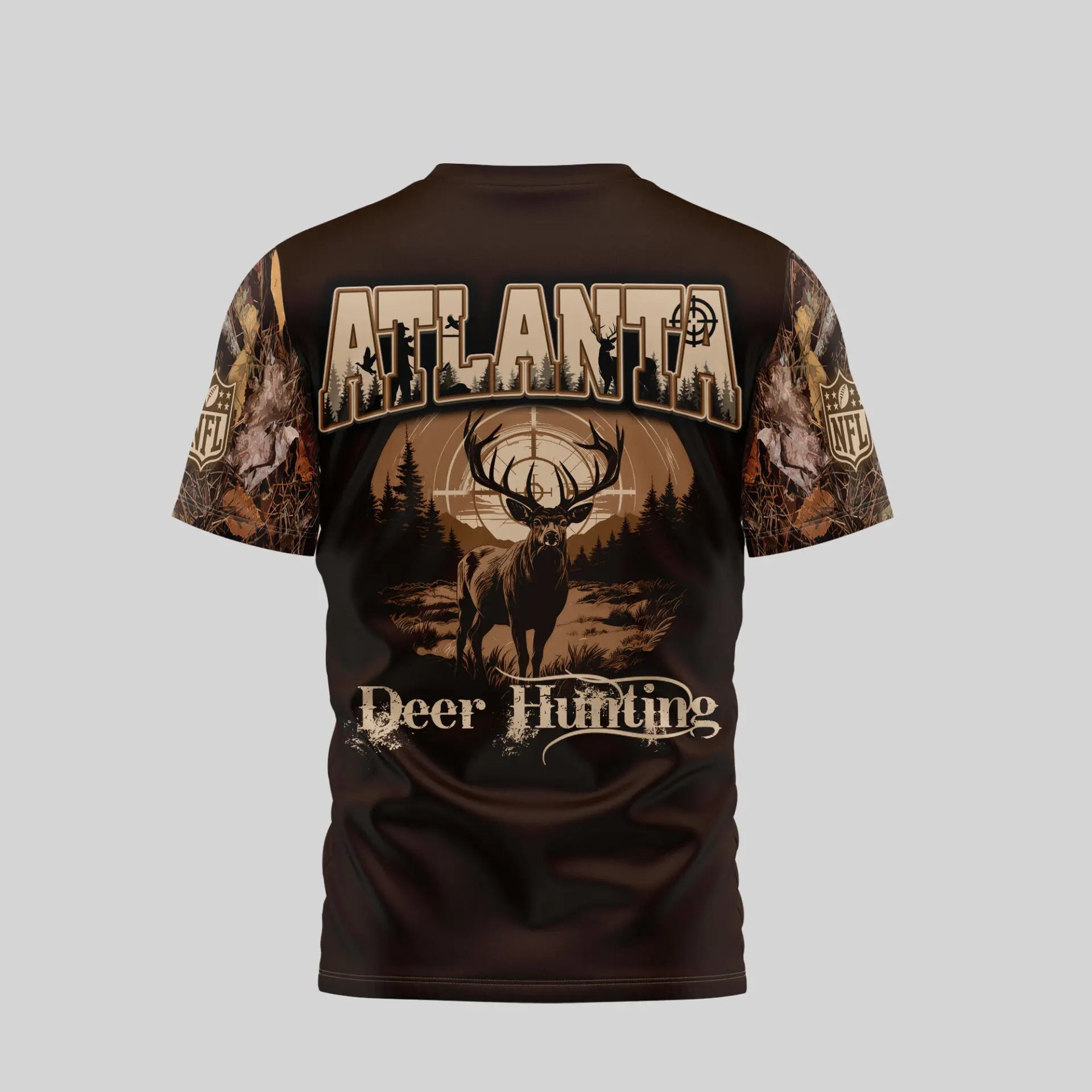 Atlanta Falcons | Premium NFL Deer Hunting 3D Shirt TD – HuddleStyle.com - Image 2