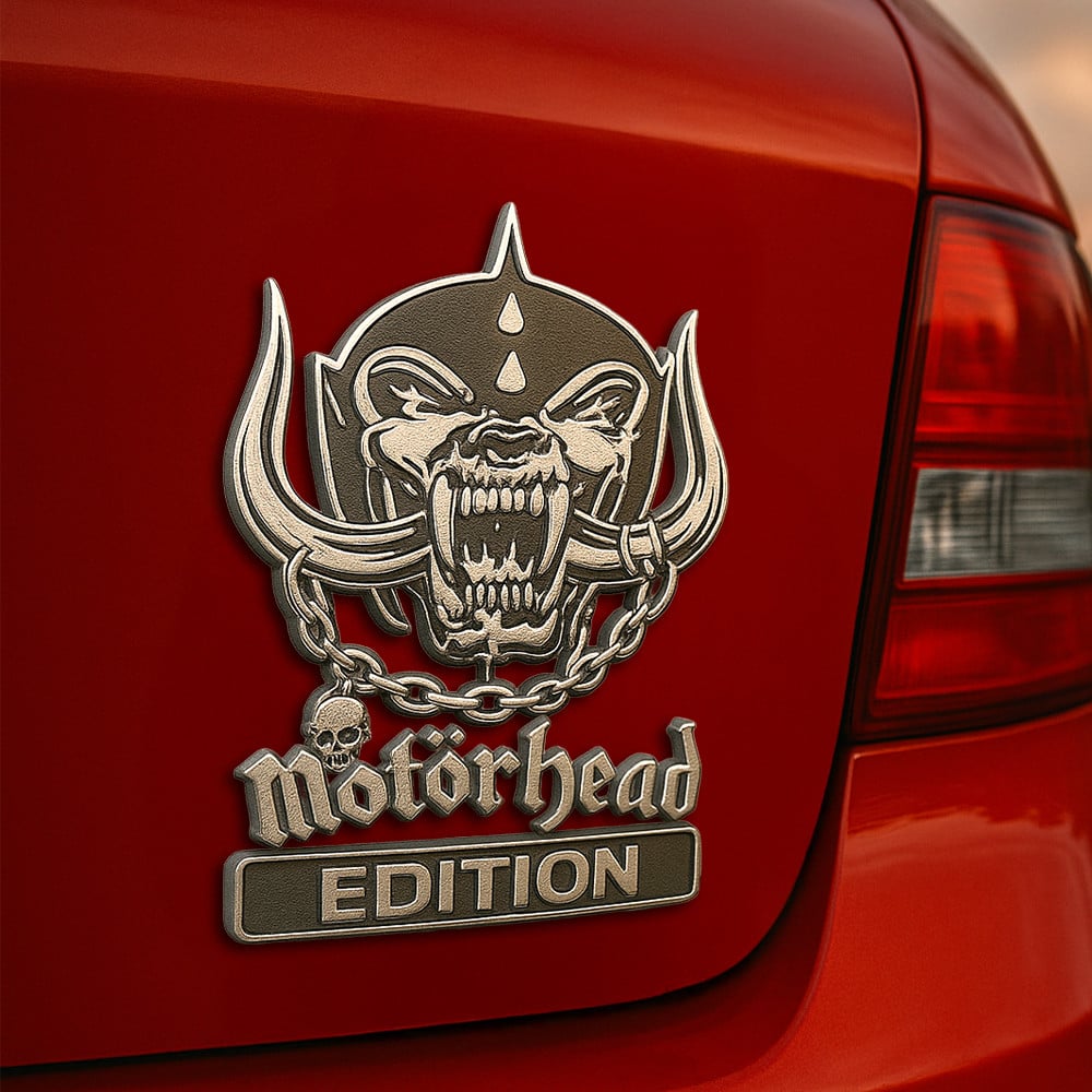 Premium MTH 3D Car Name Badge HI