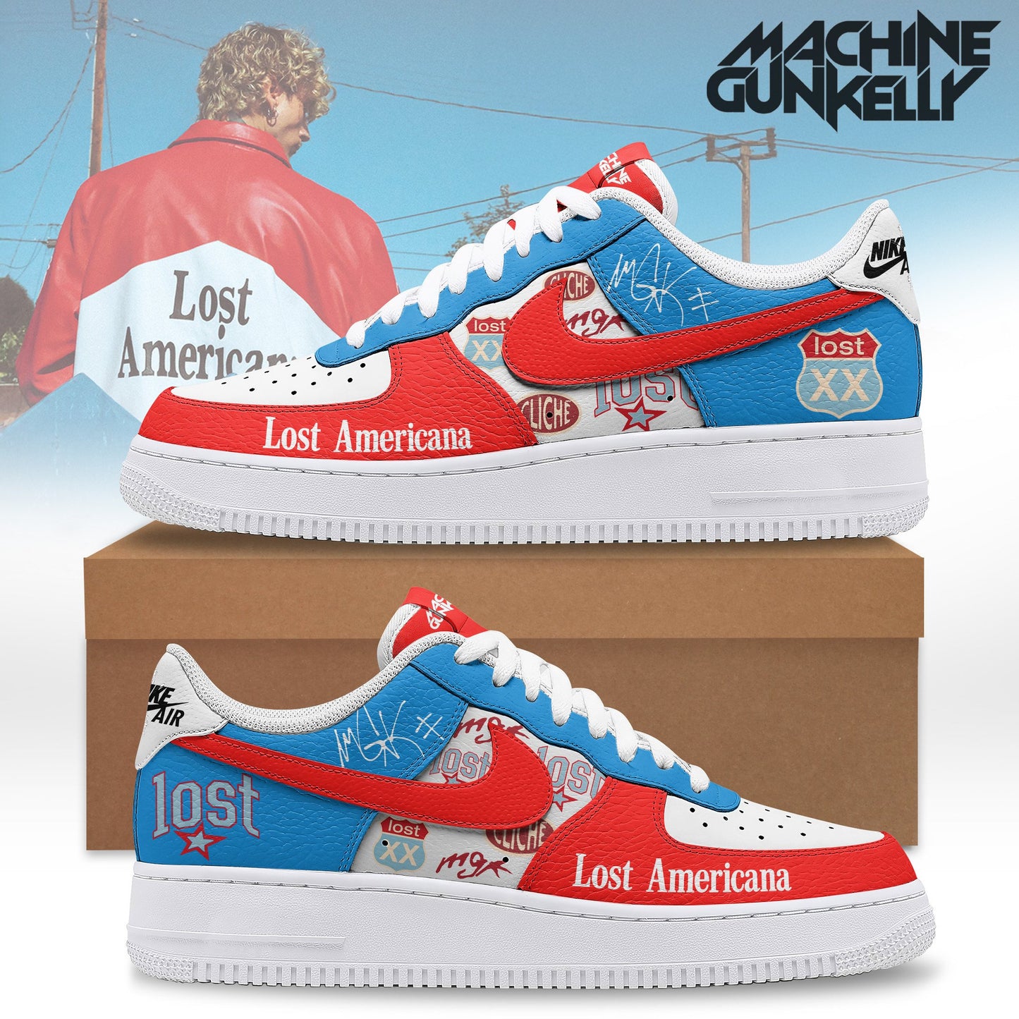 PREMIUM MGK AF1 SNEAKER HI