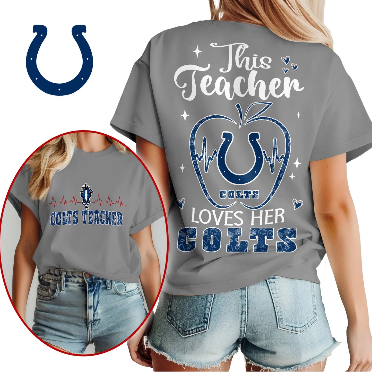 Indianapolis Colts | Premium Teacher Appreciation Month Women Shirt NY – HuddleStyle.com - Image 3
