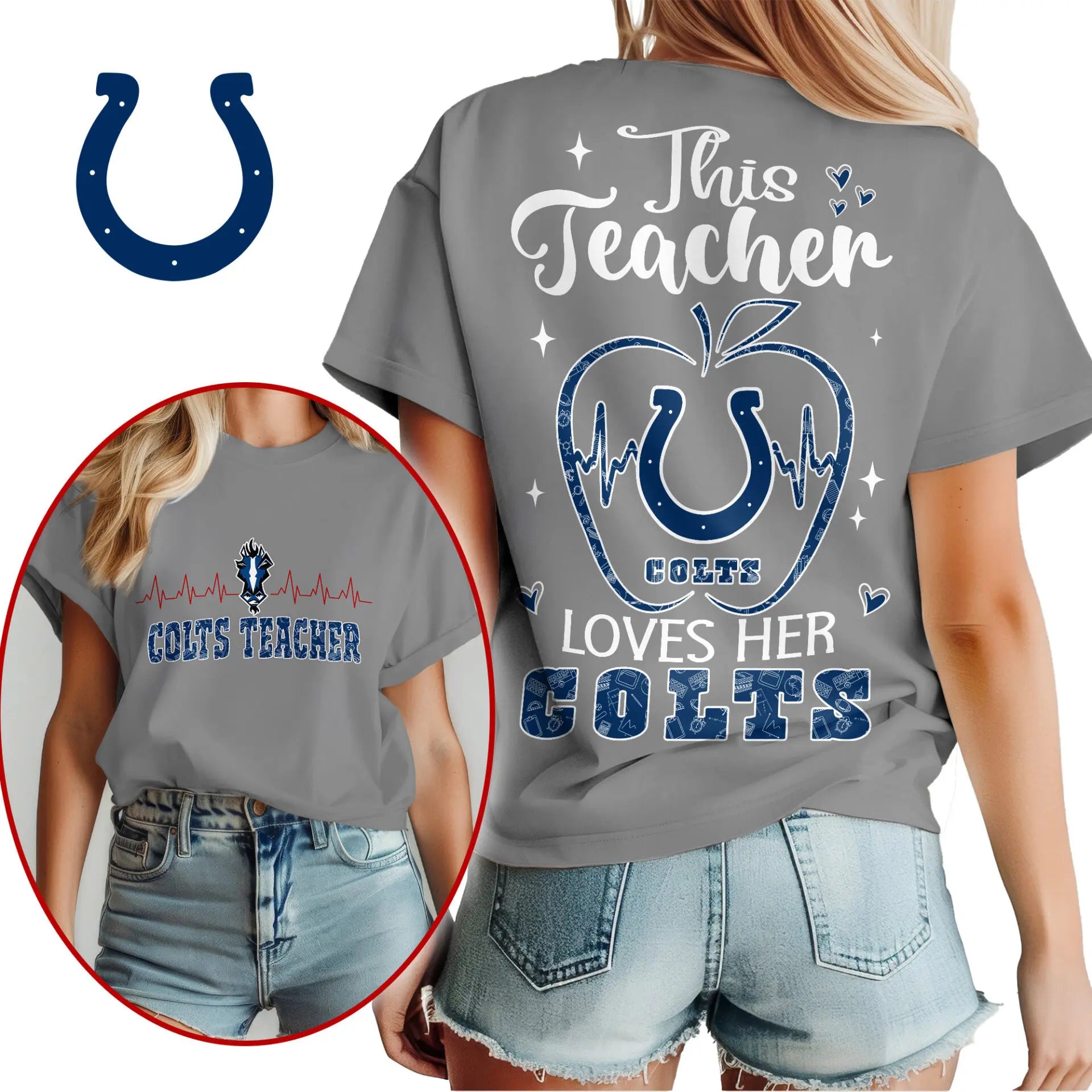 Indianapolis Colts | Premium Teacher Appreciation Month Women Shirt NY – HuddleStyle.com - Image 3
