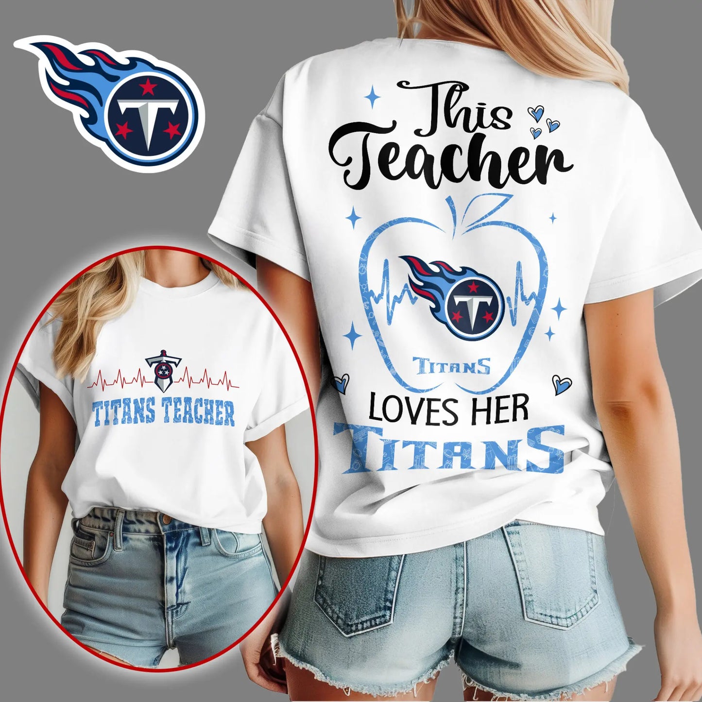 Tennessee Titans | Premium Teacher Appreciation Month Women Shirt NY – HuddleStyle.com - Main
