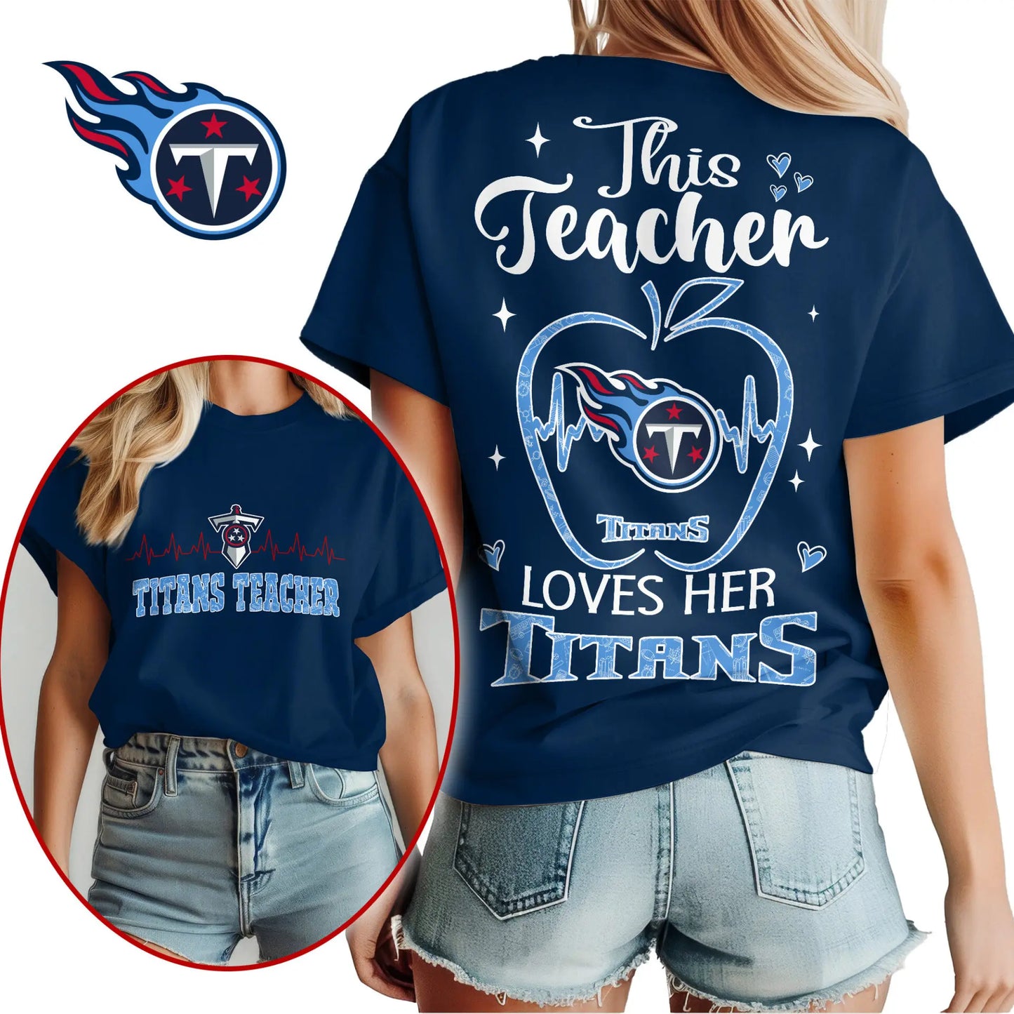 Tennessee Titans | Premium Teacher Appreciation Month Women Shirt NY – HuddleStyle.com - Image 4