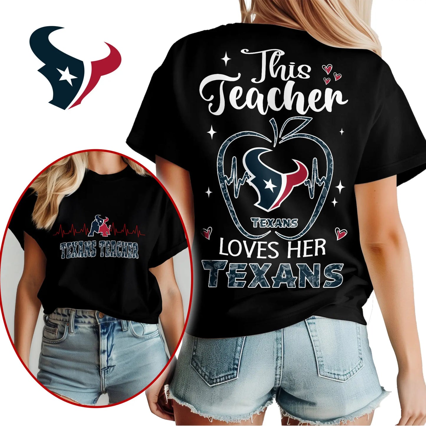 Houston Texans | Premium Teacher Appreciation Month Women Shirt NY – HuddleStyle.com - Image 4
