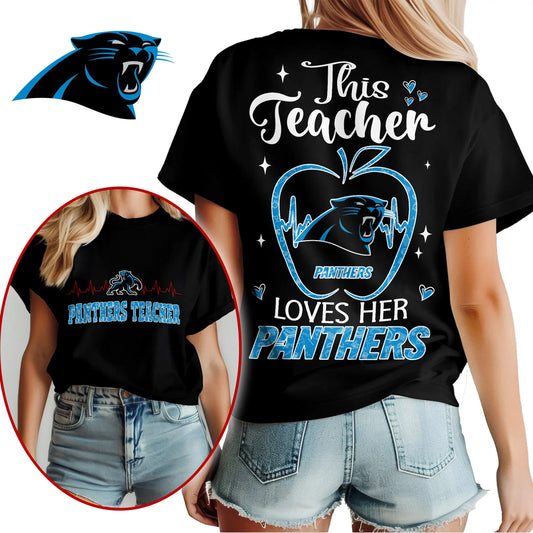 Carolina Panthers | Premium Teacher Appreciation Month Women Shirt NY – HuddleStyle.com - Main