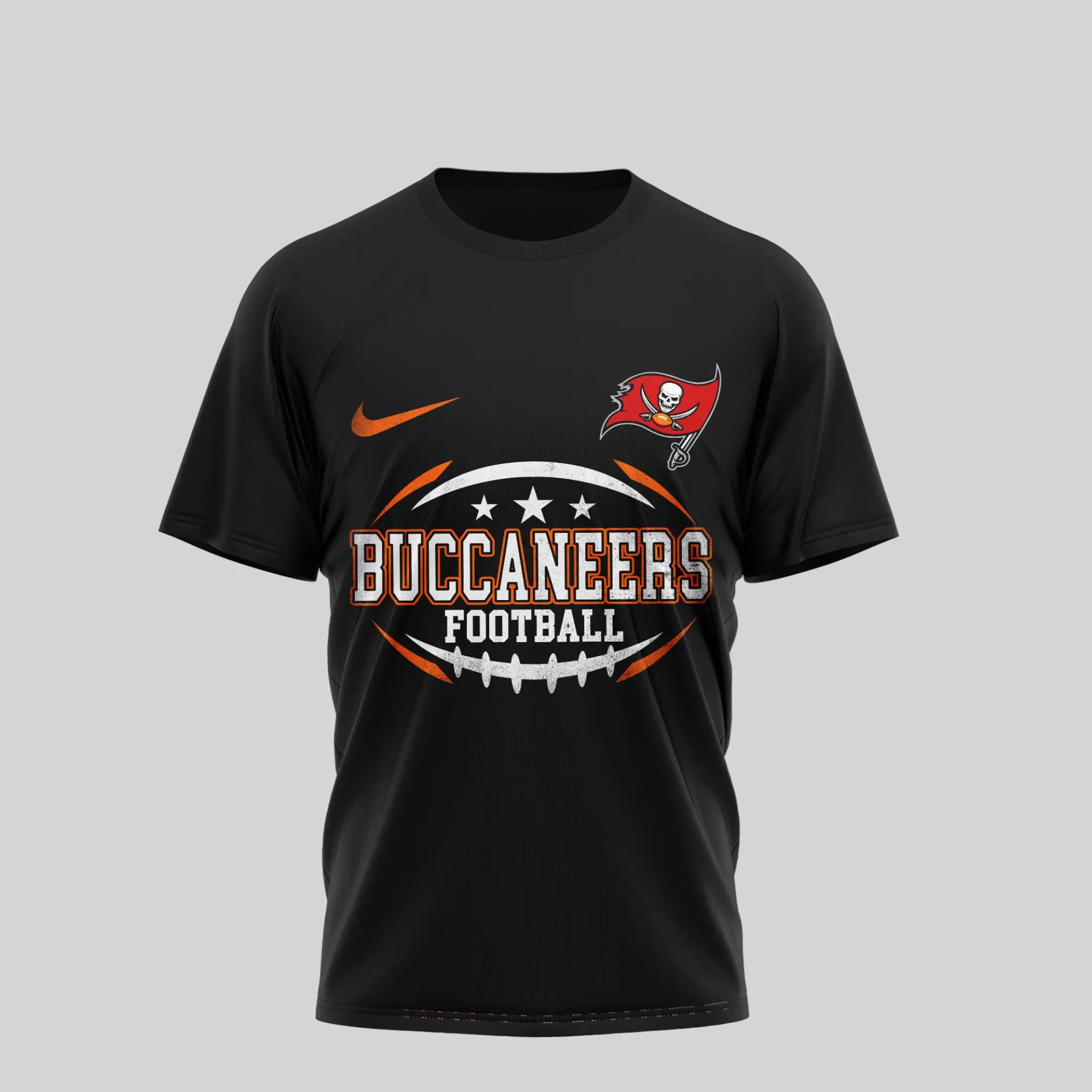 Tampa Bay Buccaneers | Premium NFL Harley Davidson 3D Shirt TD – HuddleStyle.com - Image 3