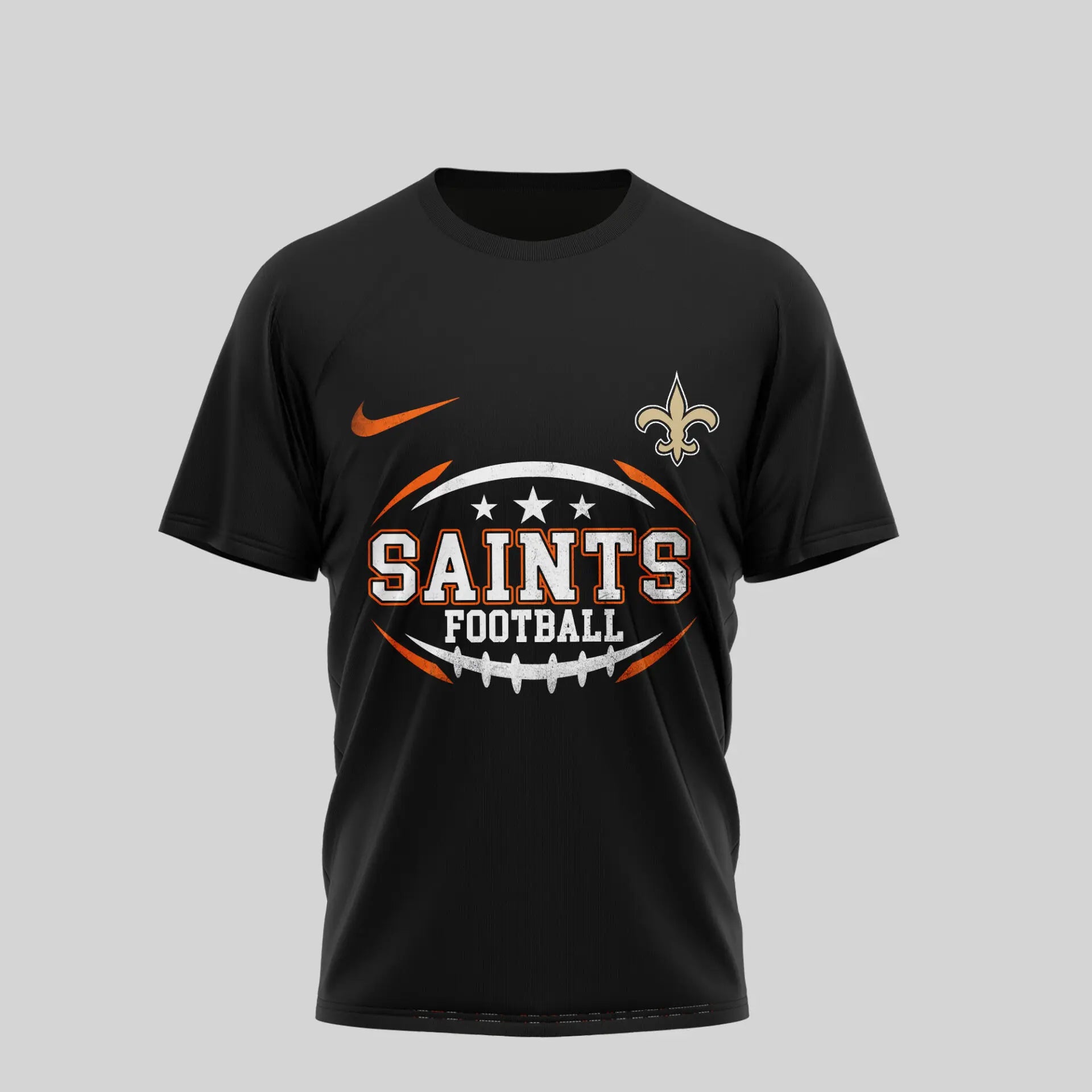 New Orleans Saints | Premium NFL Harley Davidson 3D Shirt TD – HuddleStyle.com - Main