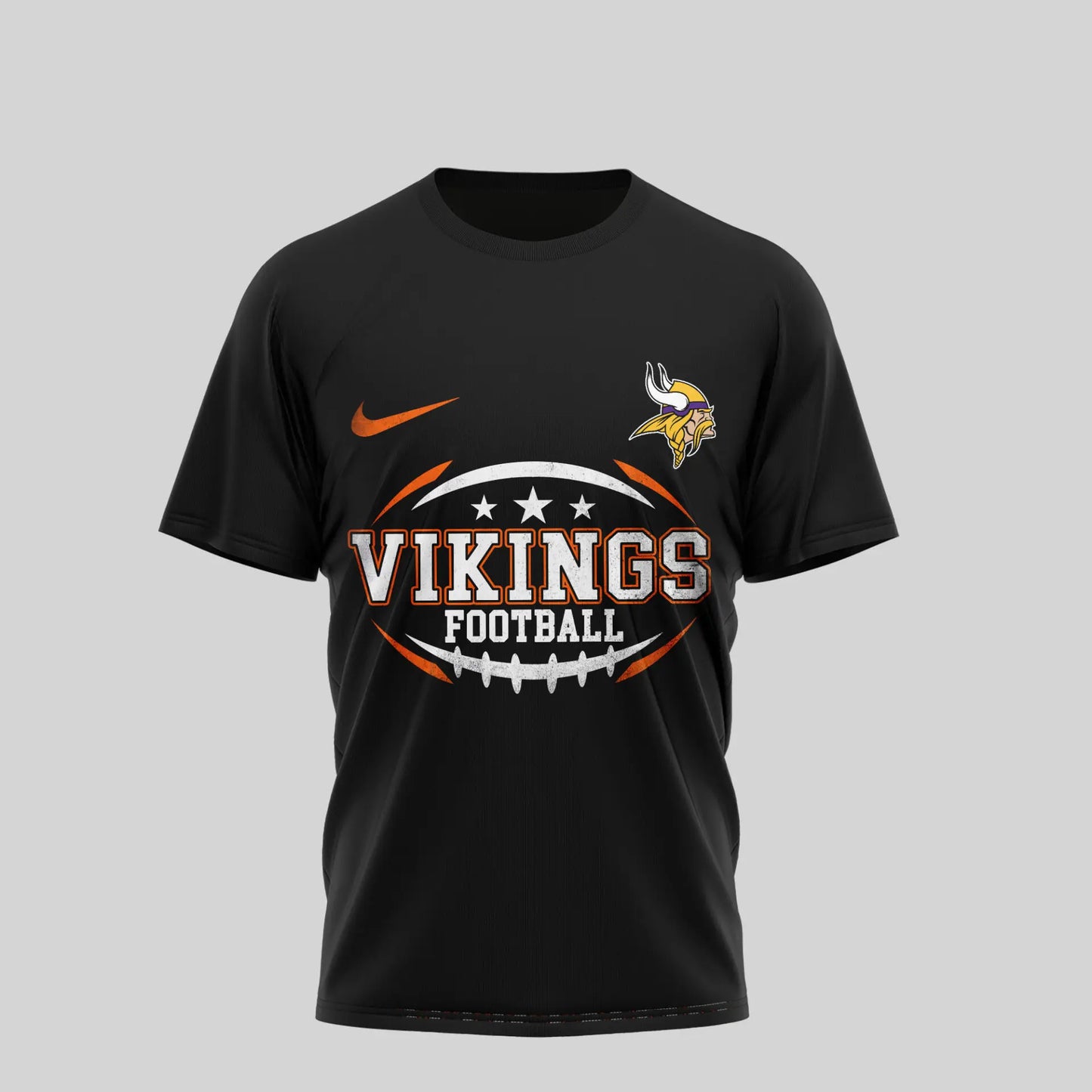 Minnesota Vikings | Premium NFL Harley Davidson 3D Shirt TD – HuddleStyle.com - Image 3