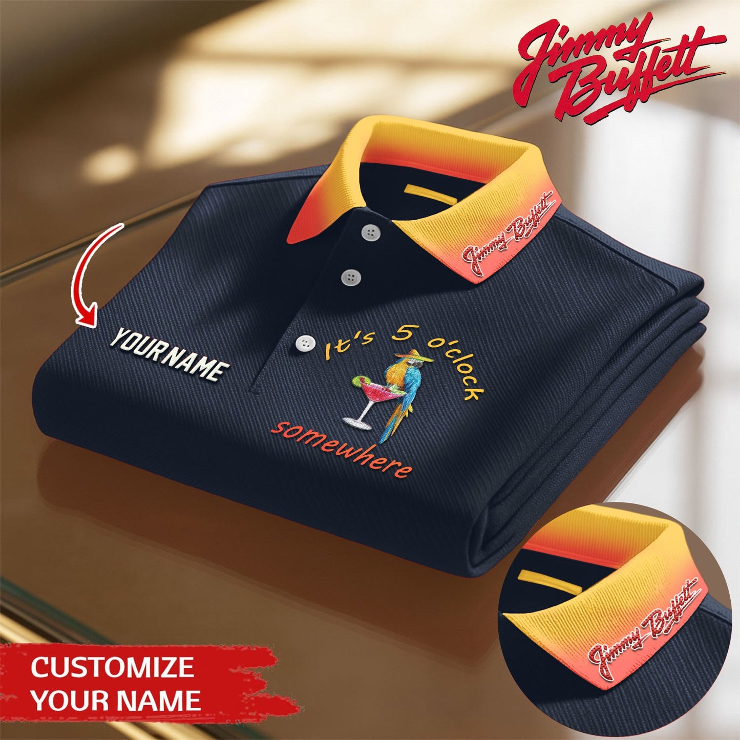 Jimmy Buffett | Premium Polo Shirt TD