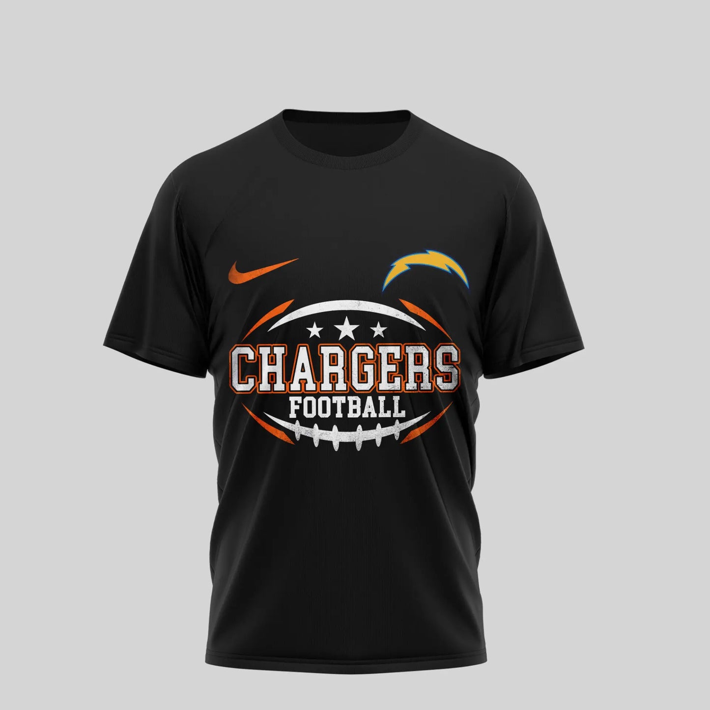 Los Angeles Chargers | Premium NFL Harley Davidson 3D Shirt TD – HuddleStyle.com - Image 2