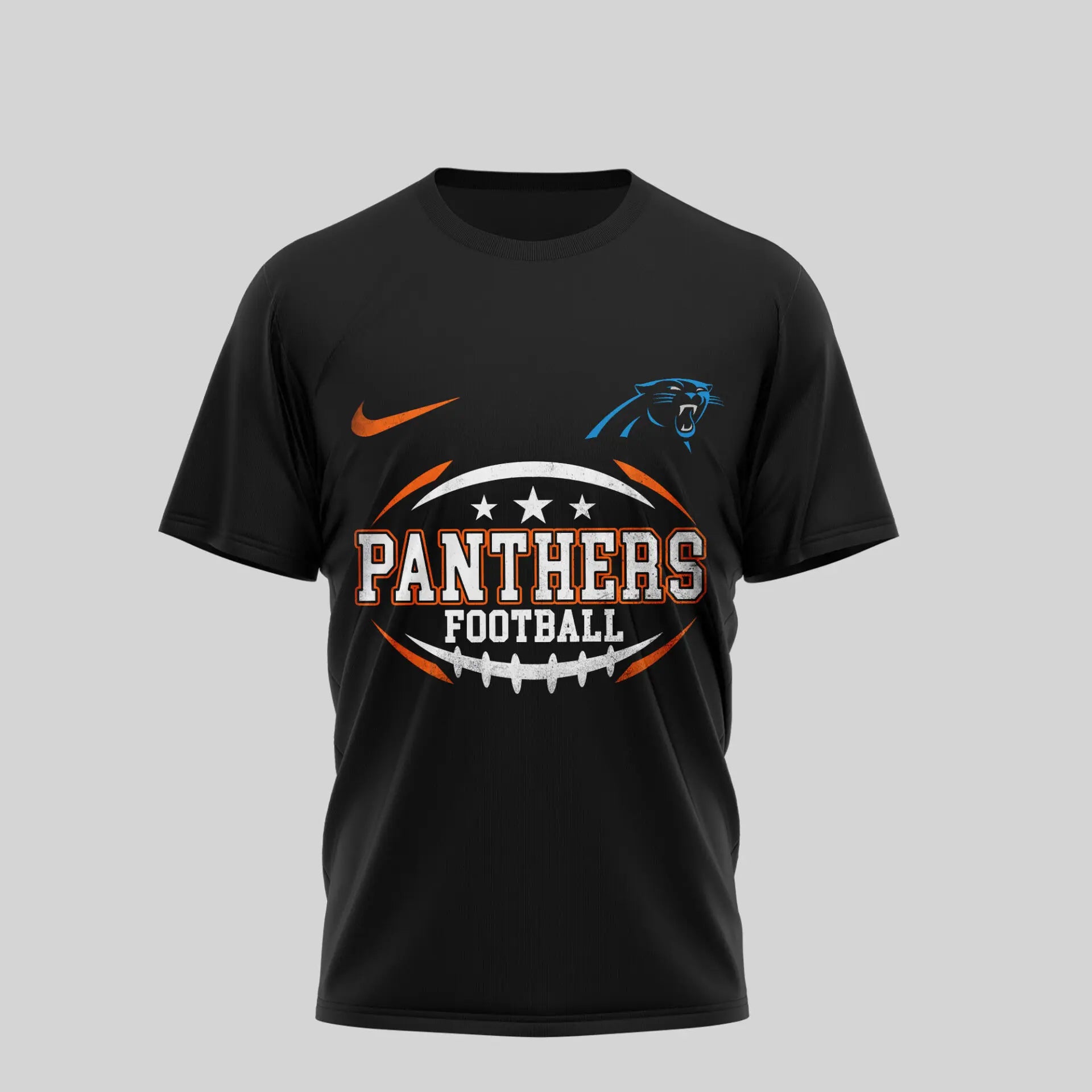 Carolina Panthers | Premium NFL Harley Davidson 3D Shirt TD – HuddleStyle.com - Image 2