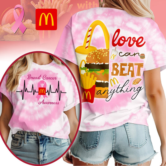 Premium MDN Breast Cancer Awareness 3D Shirt NY