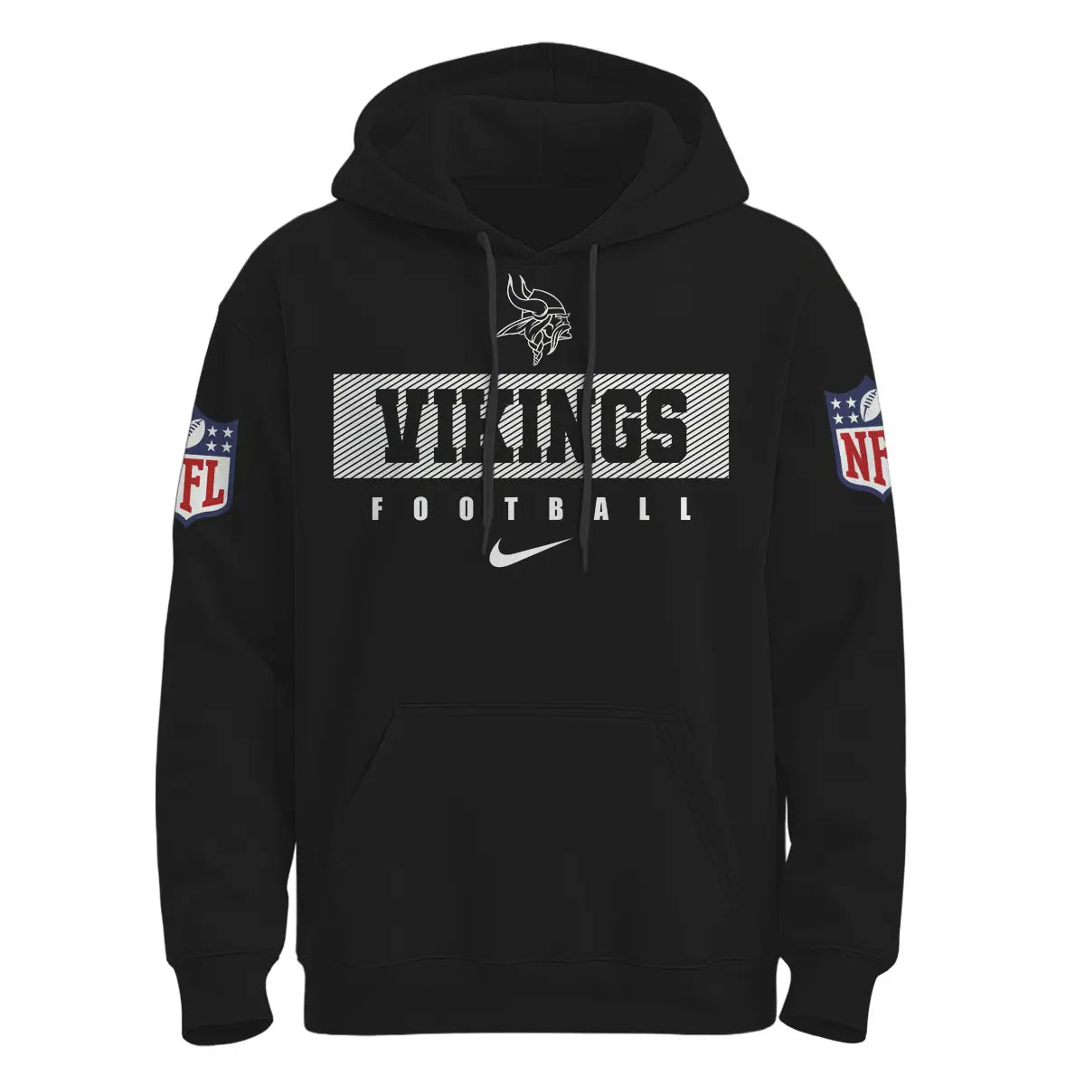 Minnesota Vikings | Premium NFL Pow Mia Hoodie TD – HuddleStyle.com - Main