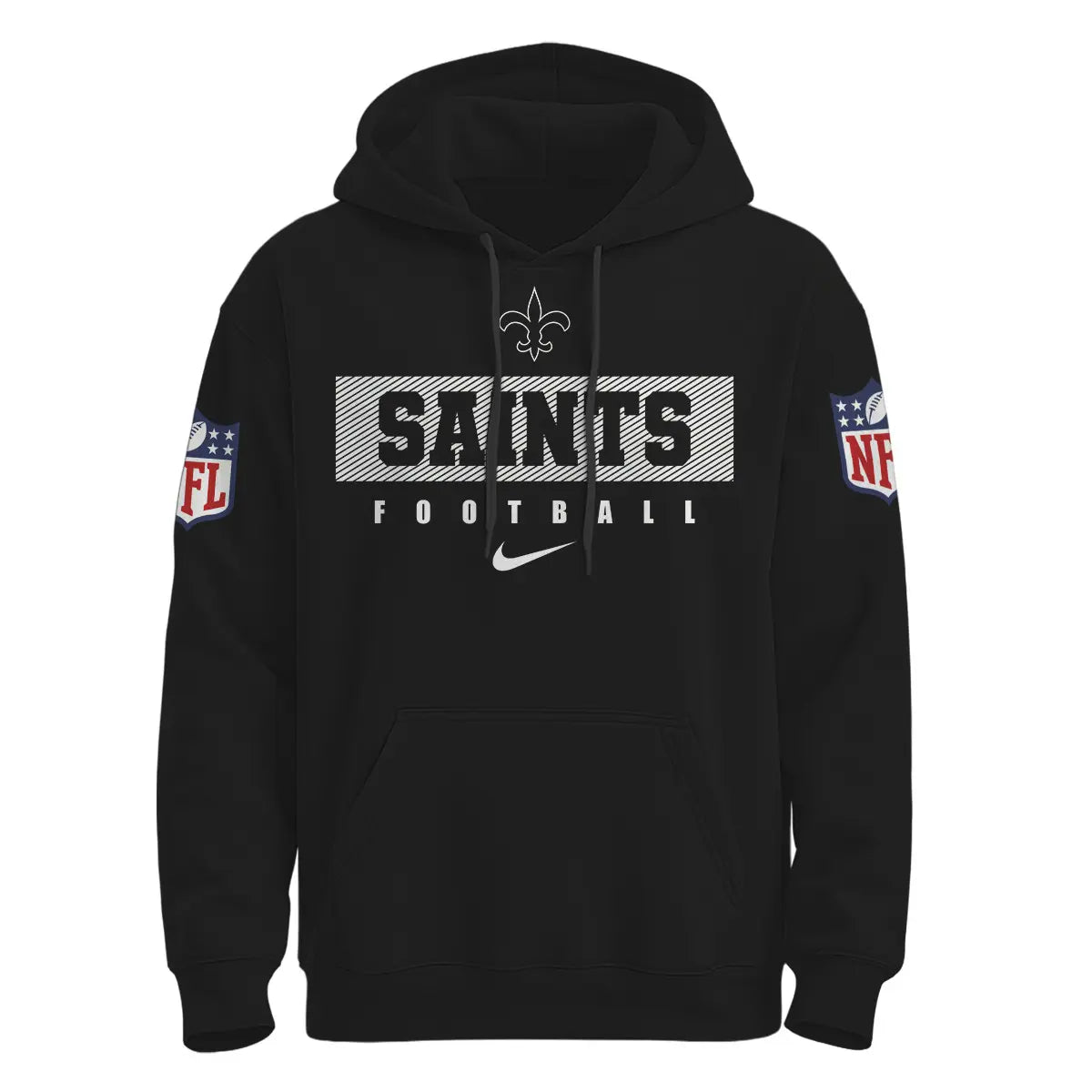 New Orleans Saints | Premium NFL Pow Mia Hoodie TD – HuddleStyle.com - Image 3