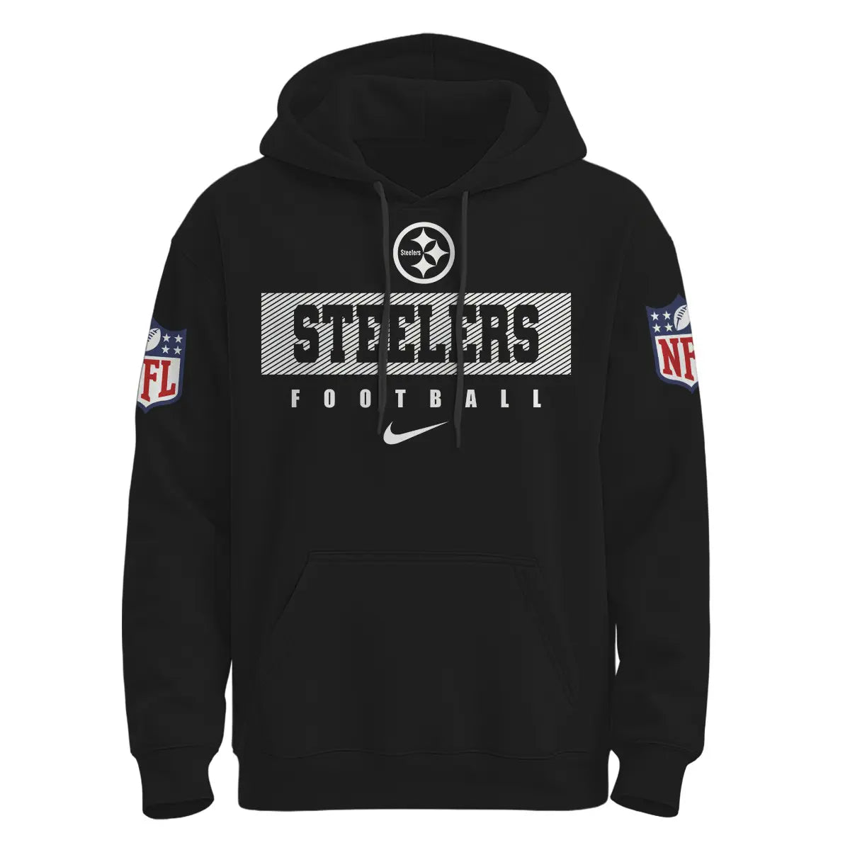 Pittsburgh Steelers | Premium NFL Pow Mia Hoodie TD – HuddleStyle.com - Image 2