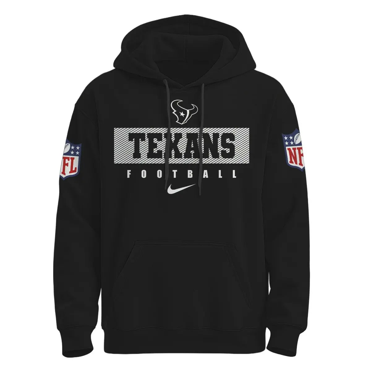 Houston Texans | Premium NFL Pow Mia Hoodie TD – HuddleStyle.com - Main