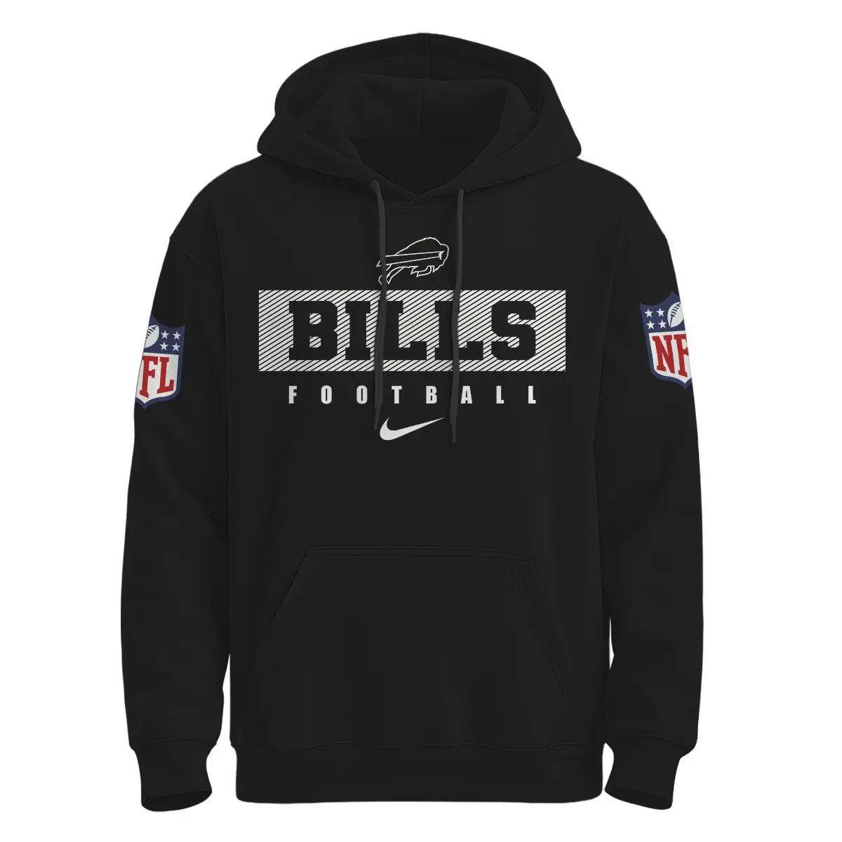 Buffalo Bills | Premium NFL Pow Mia Hoodie TD – HuddleStyle.com - Main