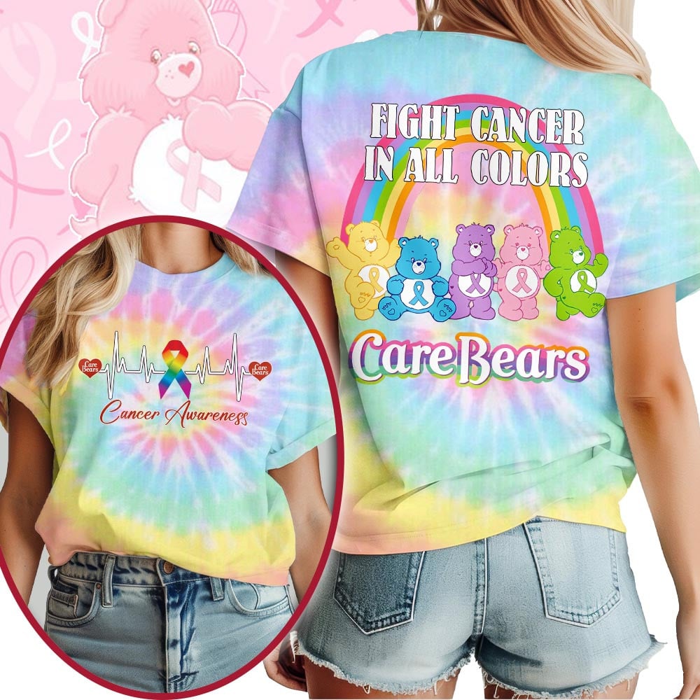 Premium CRB Fight Cancer In All Colors 3D Shirt MM