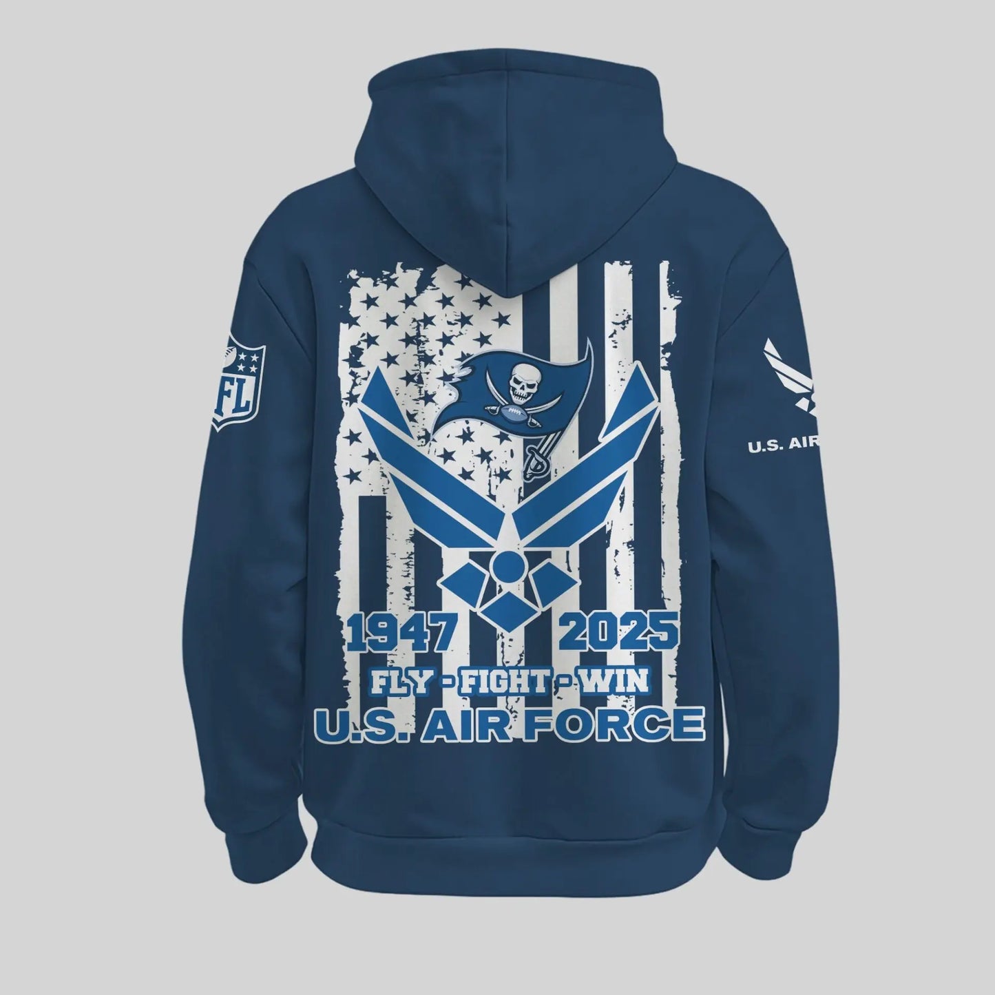 Tampa Bay Buccaneers | Premium NFL U.S. Air Force 78th Anniversary Hoodie TD – HuddleStyle.com - Image 3