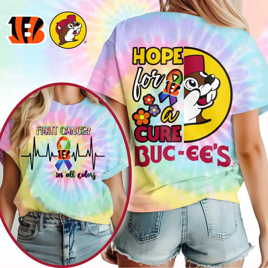 Cincinnati Bengals | Premium NFL Bucee Cancer Awareness Woman Shirt – HuddleStyle.com - Main