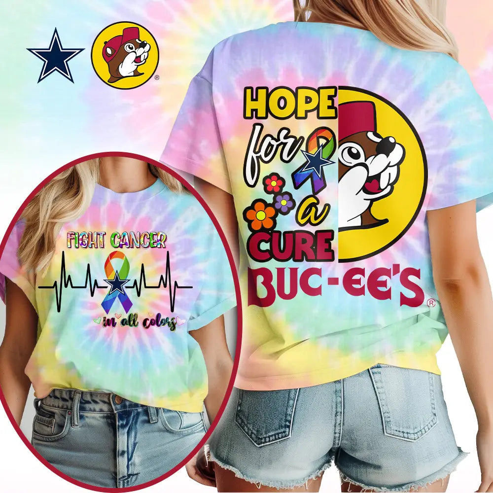 Dallas Cowboys | Premium NFL Bucee Cancer Awareness Woman Shirt – HuddleStyle.com - Main