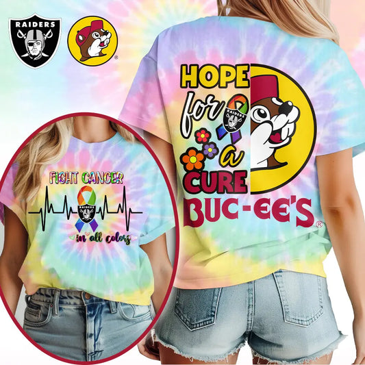 Las Vegas Raiders | Premium NFL Bucee Cancer Awareness Woman Shirt – HuddleStyle.com - Main