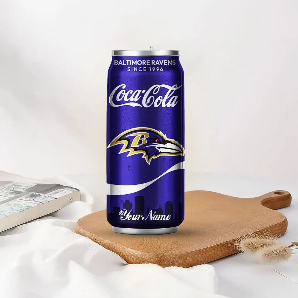 Baltimore Ravens | NFL Coca Cola Can Tumbler TD – HuddleStyle.com - Image 5