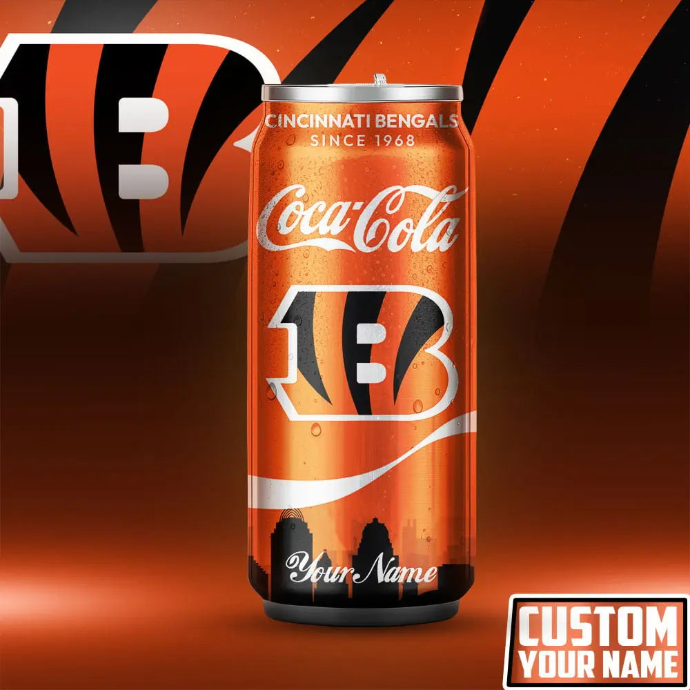 Cincinnati Bengals | NFL Coca Cola Can Tumbler TD – HuddleStyle.com - Image 4