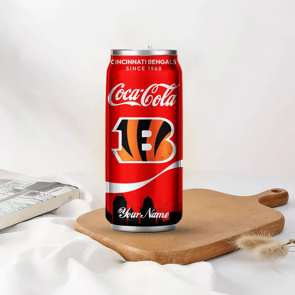 Cincinnati Bengals | NFL Coca Cola Can Tumbler TD – HuddleStyle.com - Image 2