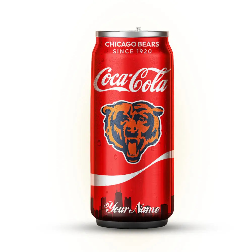 Chicago Bears | NFL Coca Cola Can Shaped Tumbler TD – HuddleStyle.com - Image 5