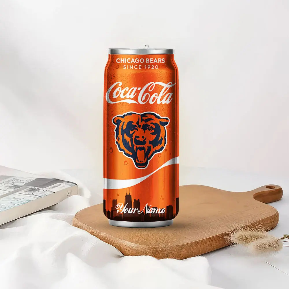 Chicago Bears | NFL Coca Cola Can Tumbler TD – HuddleStyle.com - Image 5