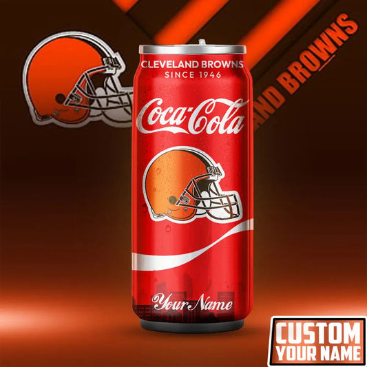 Cleveland Browns | NFL Coca Cola Can Tumbler TD – HuddleStyle.com - Main