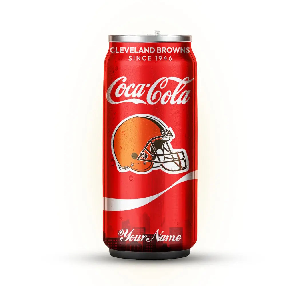 Cleveland Browns | NFL Coca Cola Can Tumbler TD – HuddleStyle.com - Image 3