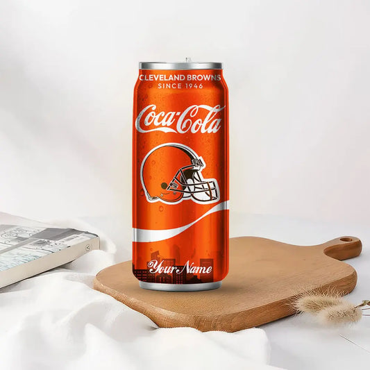 Cleveland Browns | NFL Coca Cola Can Shaped Tumbler TD – HuddleStyle.com - Main
