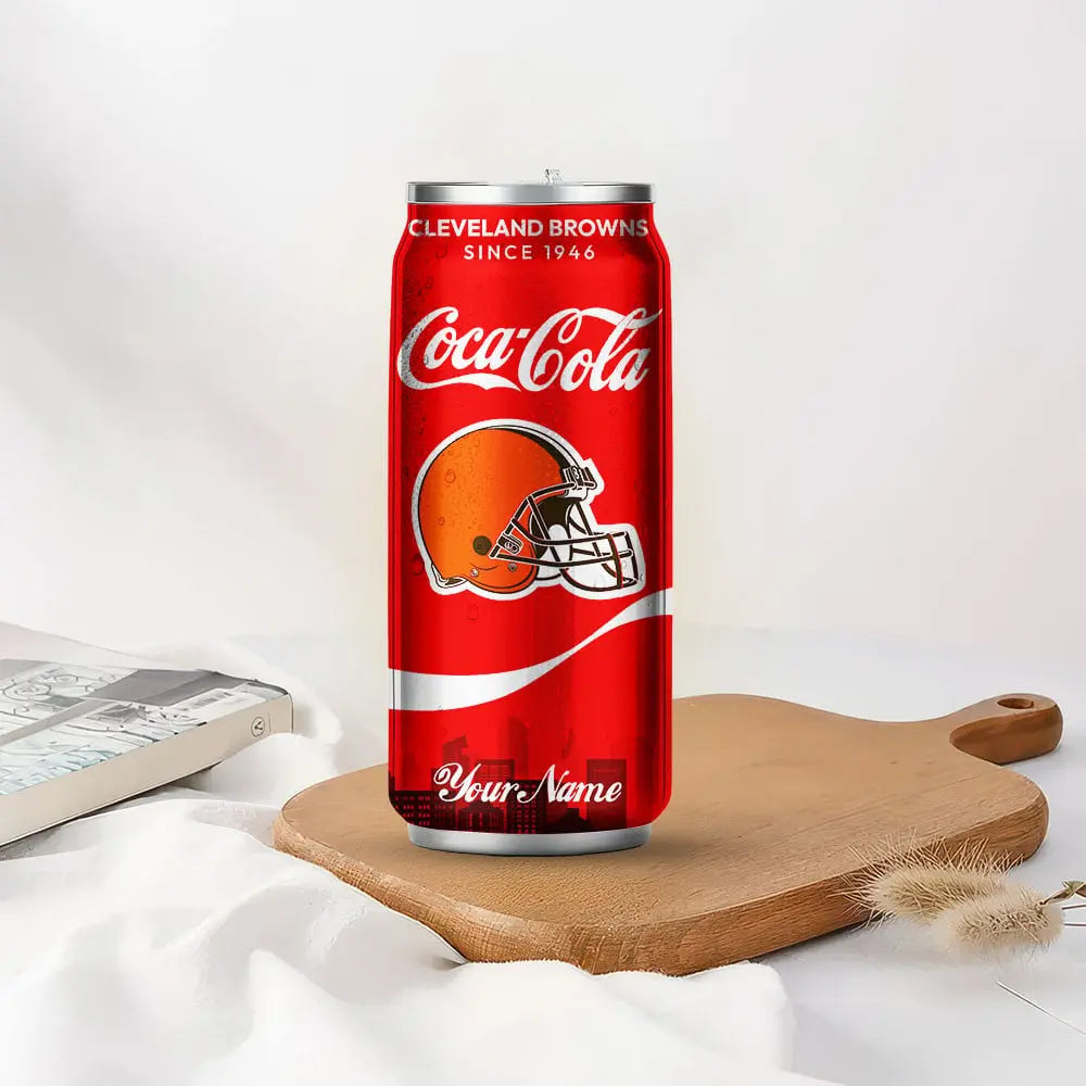 Cleveland Browns | NFL Coca Cola Can Shaped Tumbler TD – HuddleStyle.com - Image 5