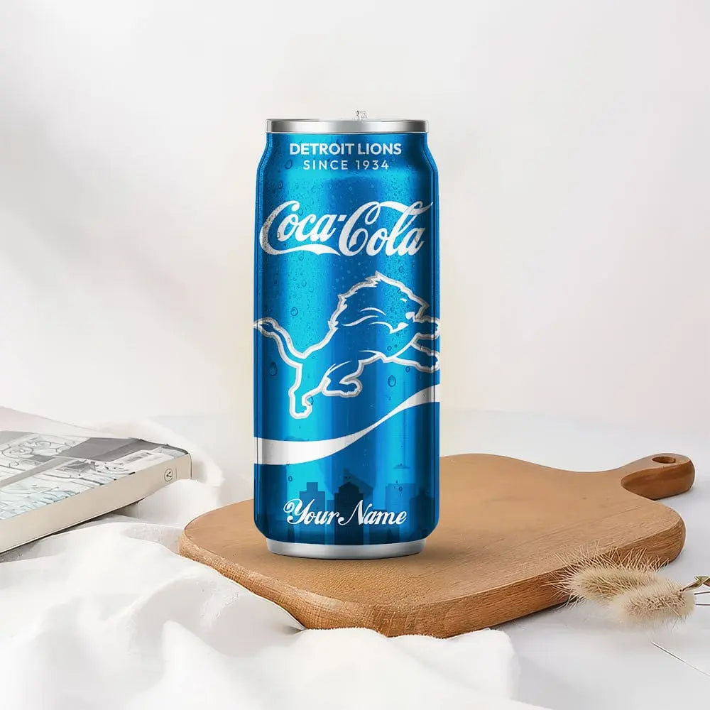Detroit Lions | NFL Coca Cola Can Tumbler TD – HuddleStyle.com - Image 5