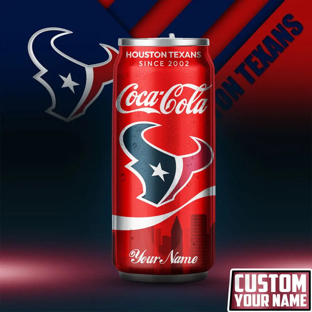 Houston Texans | NFL Coca Cola Can Shaped Tumbler TD – HuddleStyle.com - Image 6