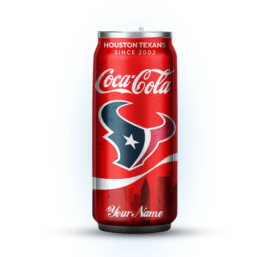 Houston Texans | NFL Coca Cola Can Shaped Tumbler TD – HuddleStyle.com - Image 5