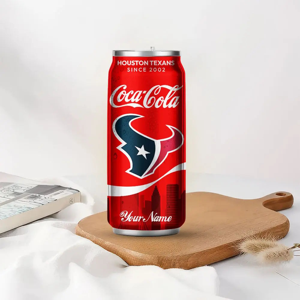 Houston Texans | NFL Coca Cola Can Tumbler TD – HuddleStyle.com - Image 2