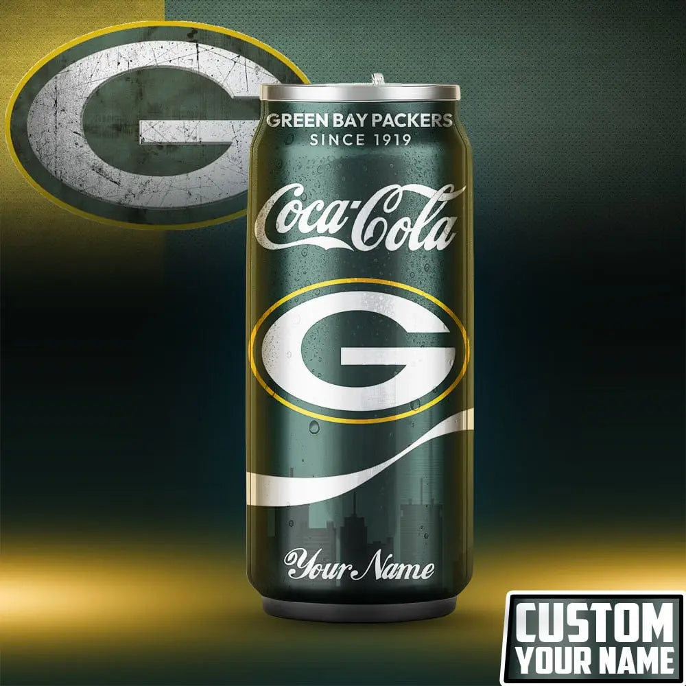 Green Bay Packers | NFL Coca Cola Can Tumbler TD – HuddleStyle.com - Image 4
