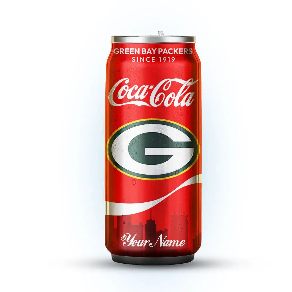 Green Bay Packers | NFL Coca Cola Can Shaped Tumbler TD – HuddleStyle.com - Image 3