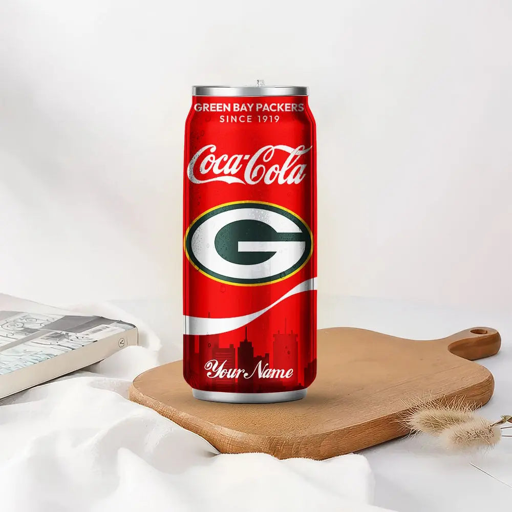Green Bay Packers | NFL Coca Cola Can Tumbler TD – HuddleStyle.com - Image 2